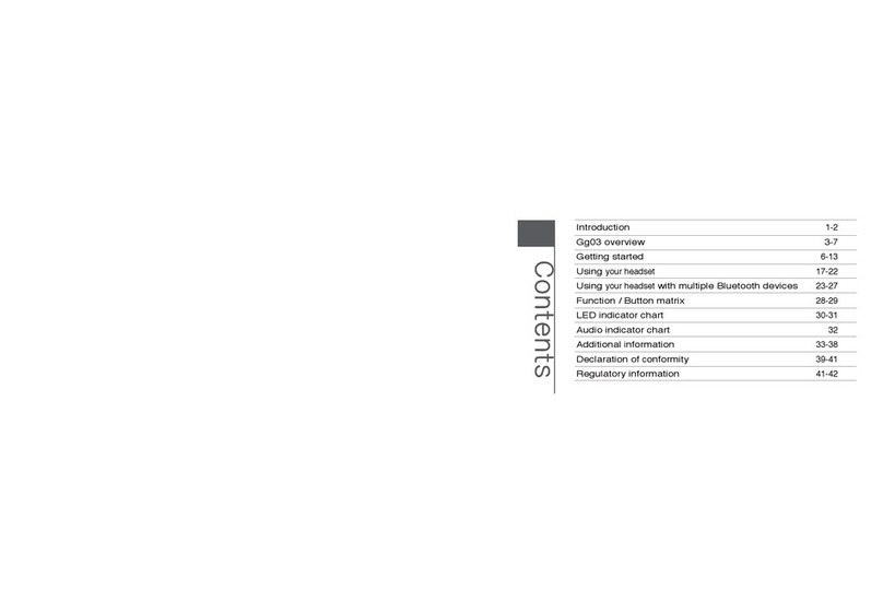 GG Telecom Gg03 user manual