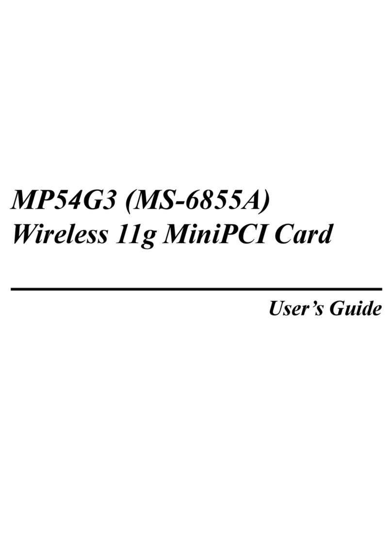 MSI MP54G3 user guide