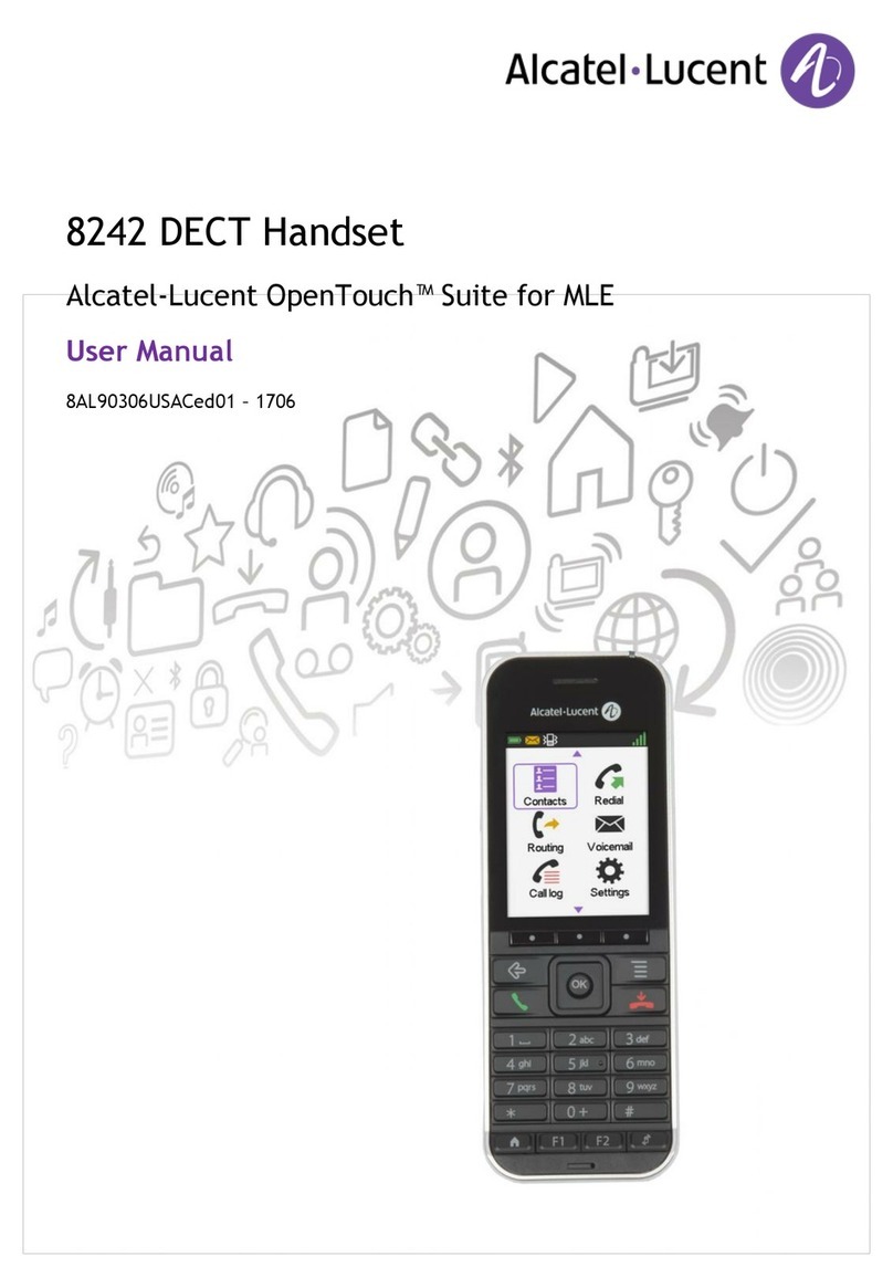 Alcatel-Lucent 8242 User manual