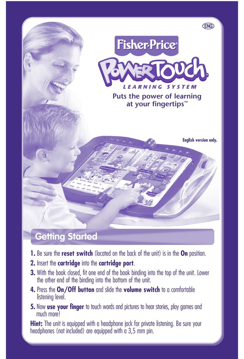 Fisher-Price PowerTouch user manual