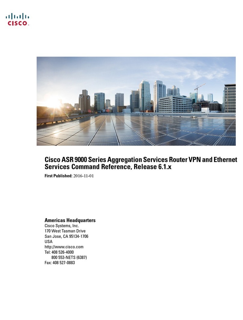 Cisco ASR 9000 Series User manual