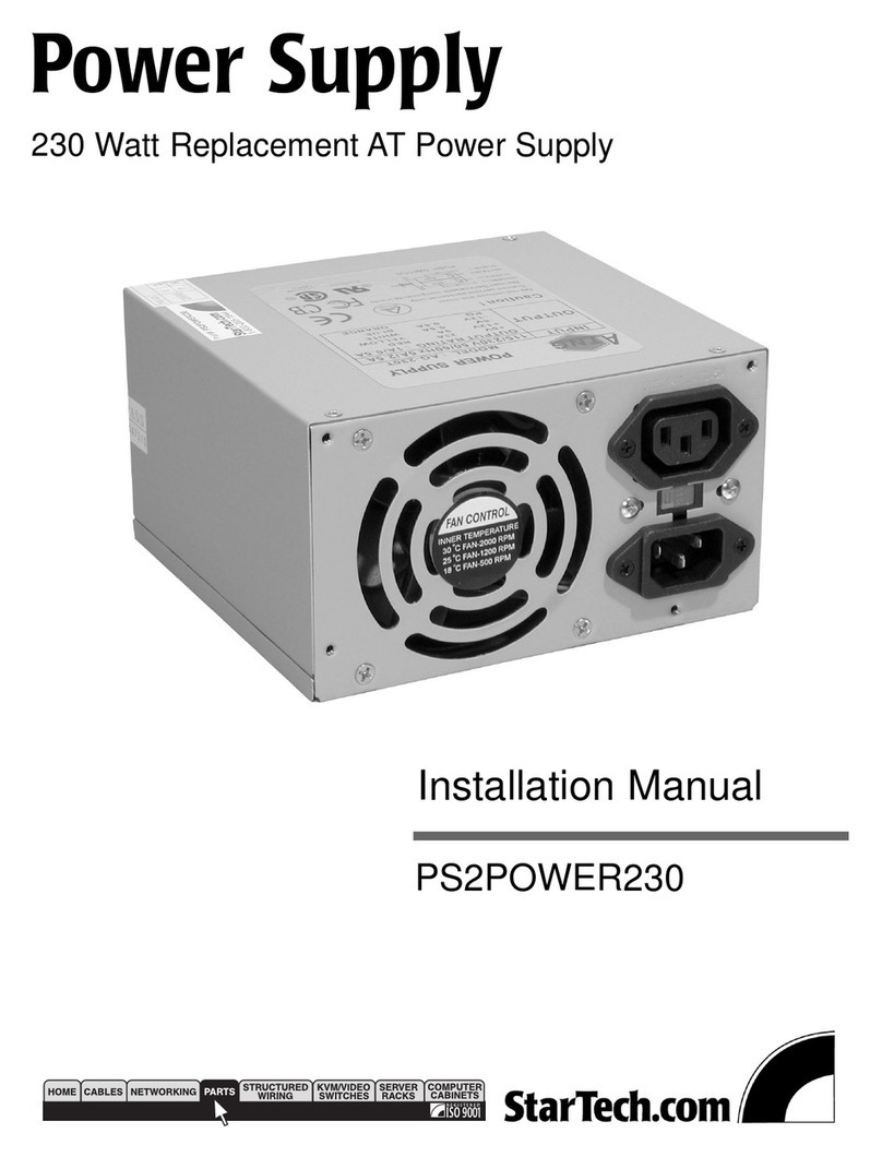 StarTech.com PS2POWER230 User manual