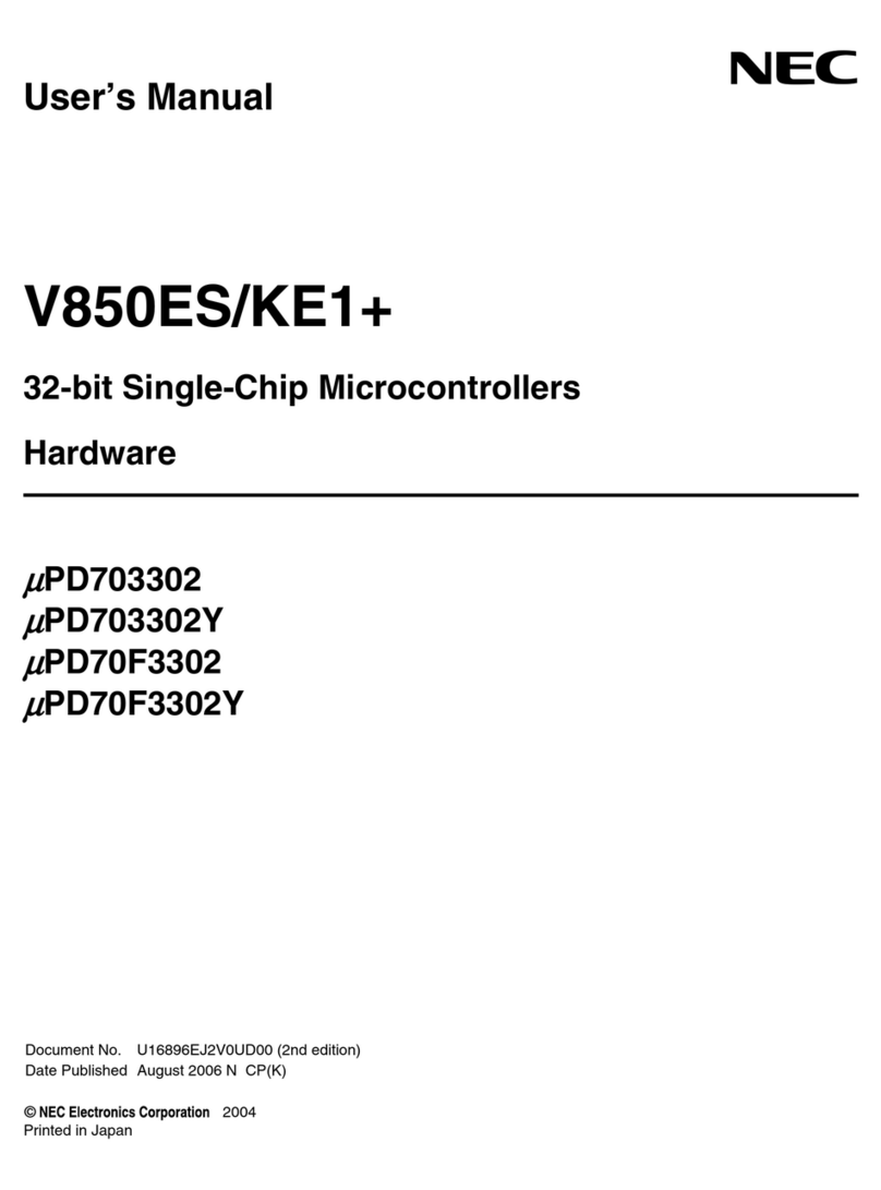 NEC V850ES/KE1+ User manual