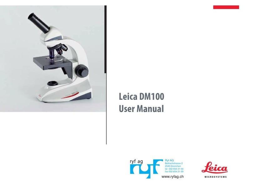 Leica DM100 User manual