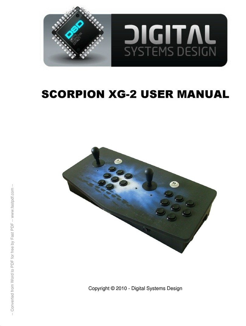 Digital Systems Design SCORPION XG-2 user manual Digital Systems Design SCORPION XG-2 user manual