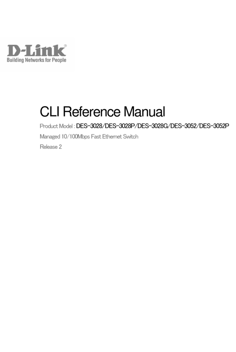 D-Link DES-3028 User manual