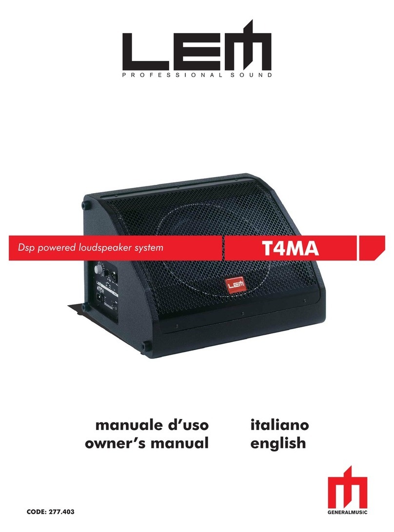 LEM T4MA owner's manual