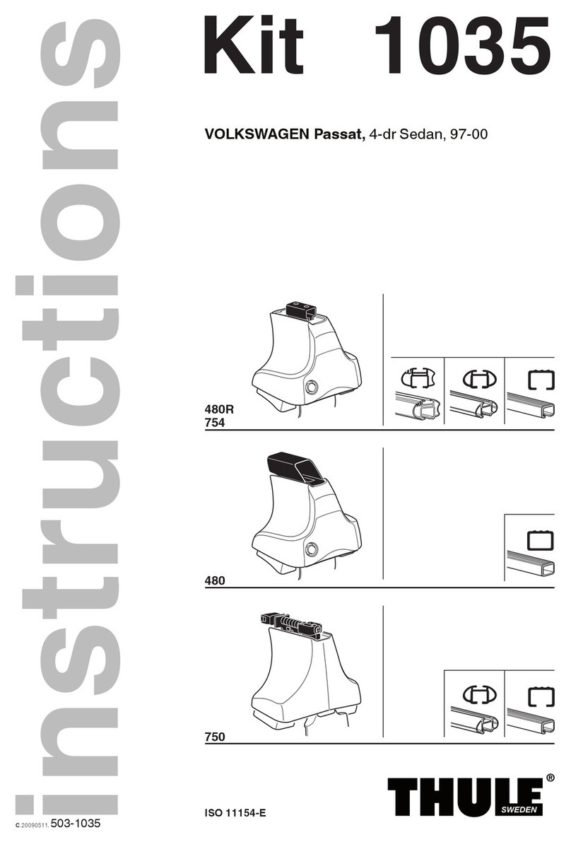 Thule 1035 instruction manual