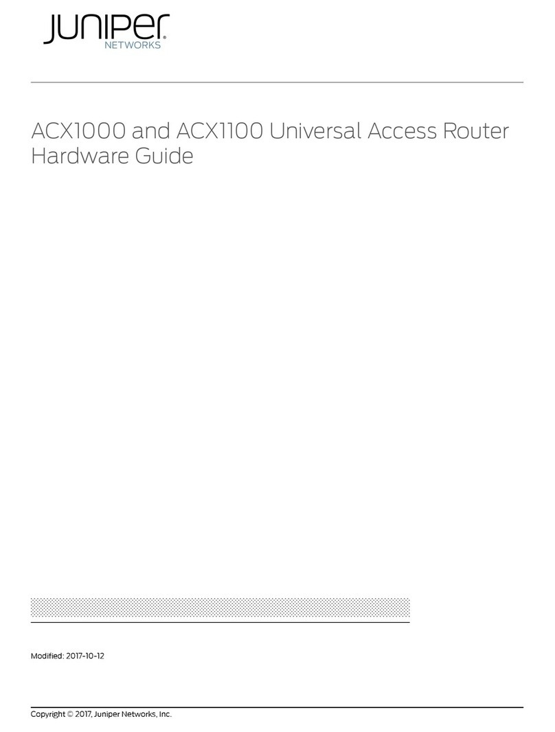 Juniper ACX1000 Installation instructions