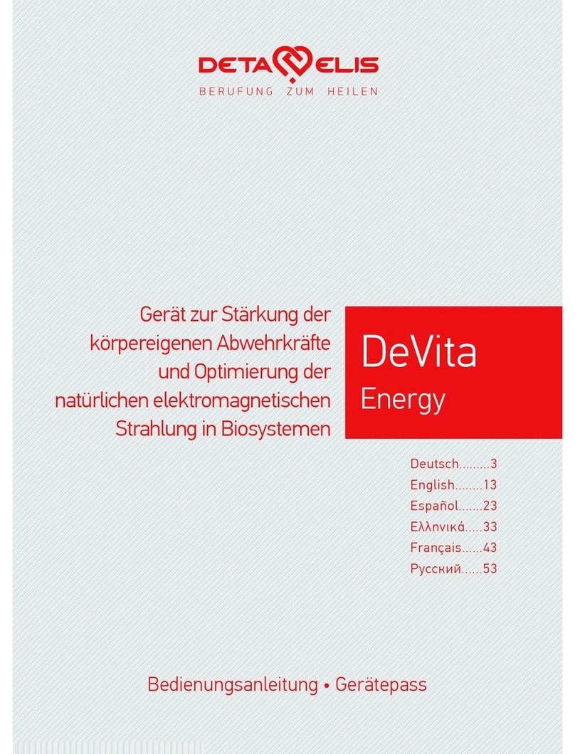 Deta-Elis DeVita Energy User manual