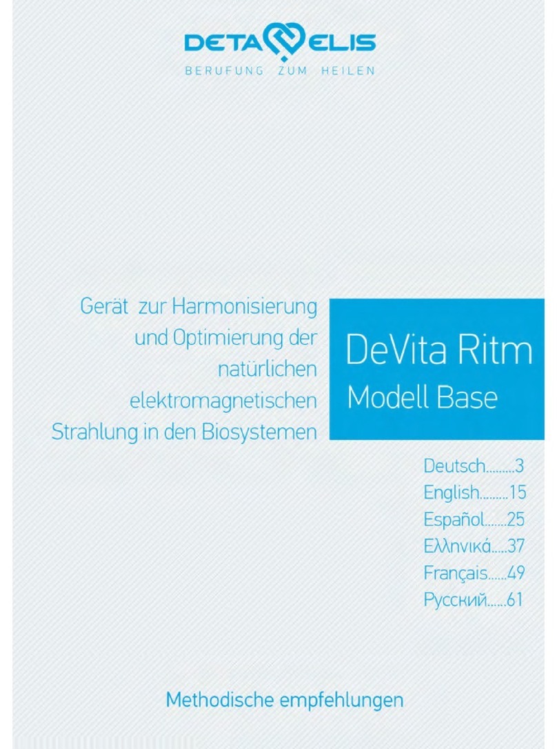 Deta-Elis DeVita Ritm User manual