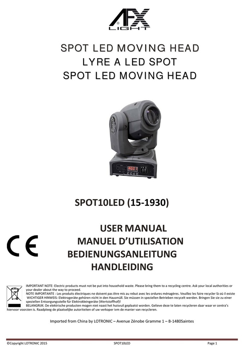 LOTRONIC SPOT10LED user manual
