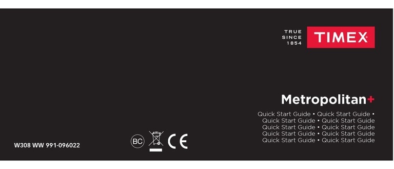 Timex Metropolitan+ User manual