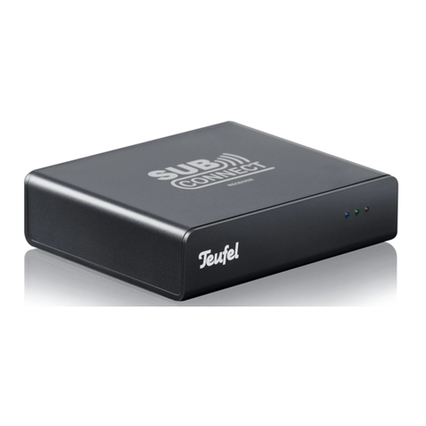 Teufel Subconnect RX Technical description and instruction manual