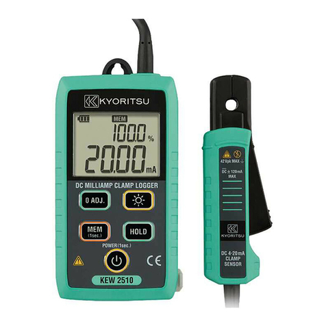 KYORITSU KEW 2510 User manual
