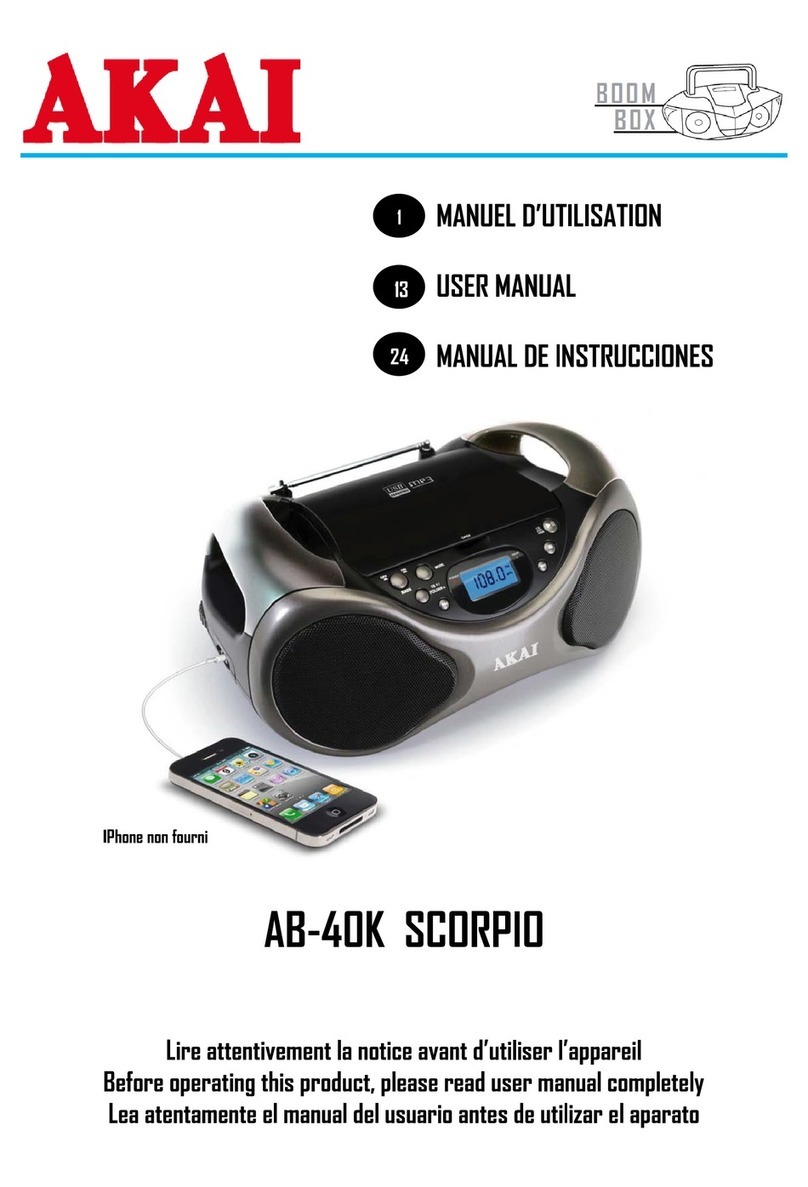 Akai AB-40K SCORPIO user manual