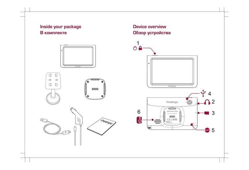 Prestigio GV5069 quick start guide