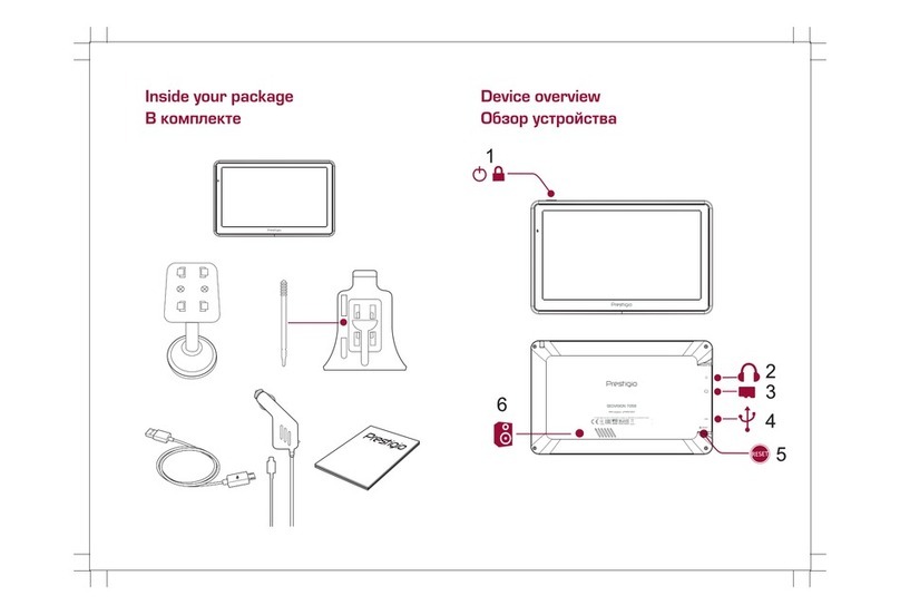 Prestigio GV7059 quick start guide