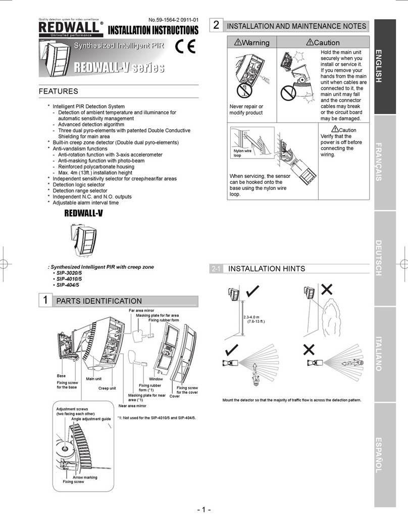 Redwall V Series Instruction Manual