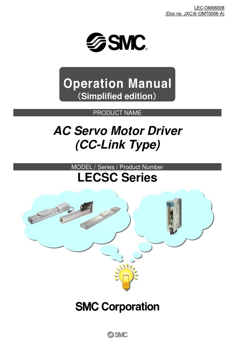 SMC Networks LECSC Series Operation manual