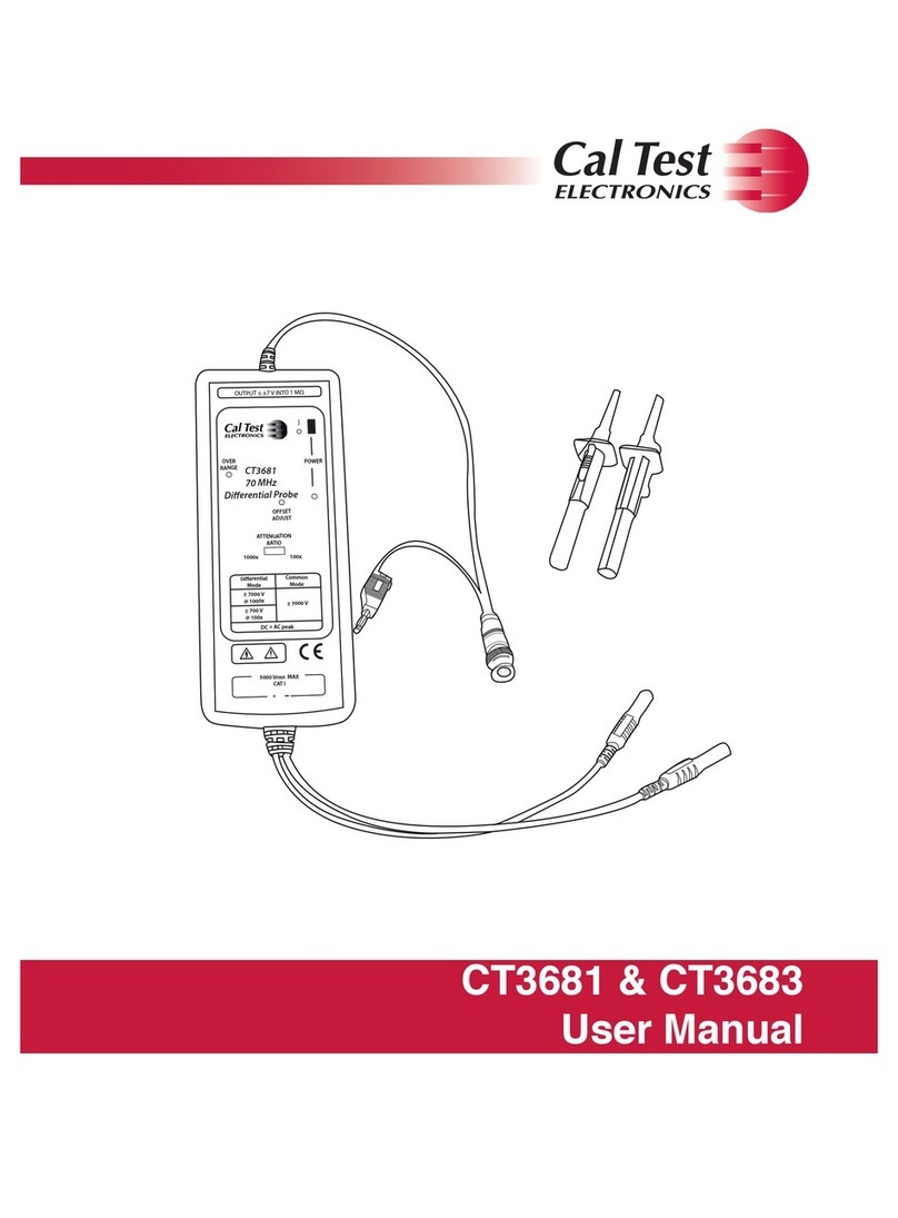 Caltest CT3681 user manual