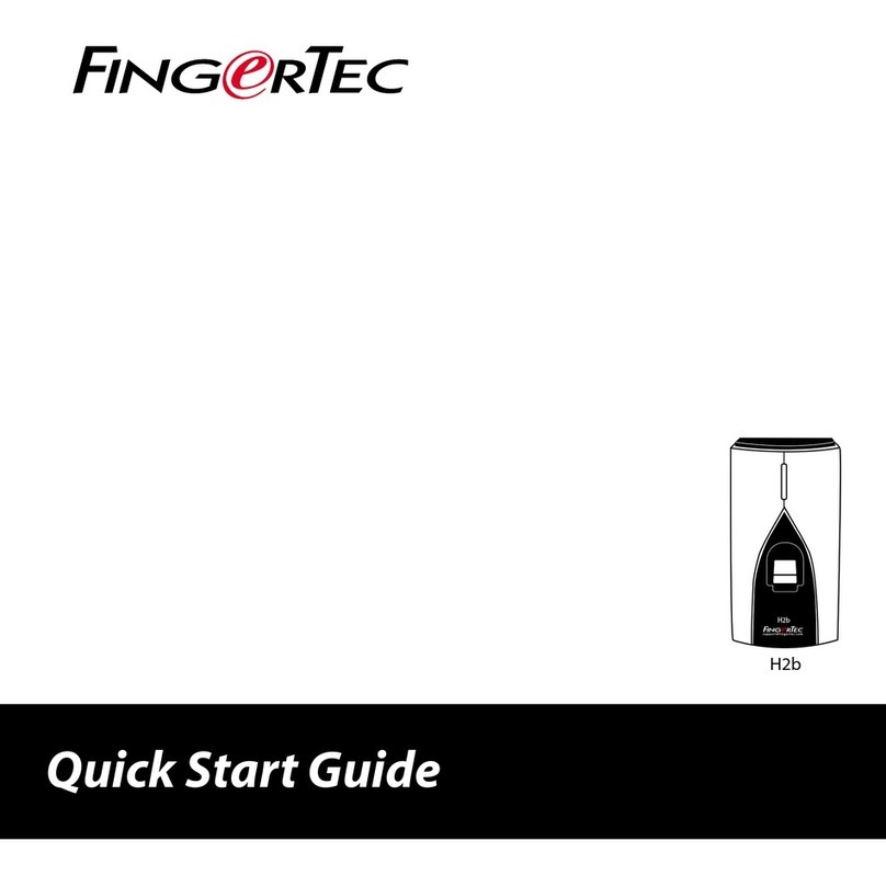 FingerTec h2b User manual