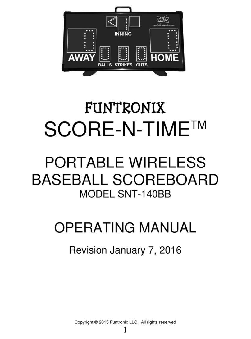Funtronix SCORE-N-TIME SNT-140BB operating manual