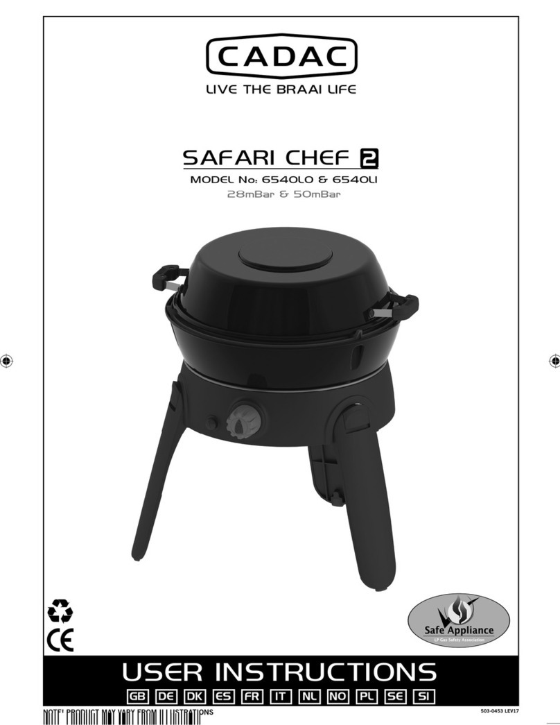 Cadac 6540L0 User instructions