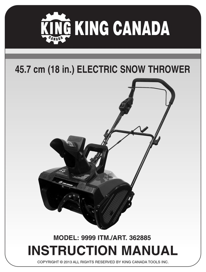King Canada 9999 ITM instruction manual