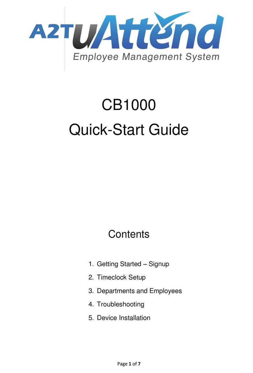 uAttend CB1000 quick start guide