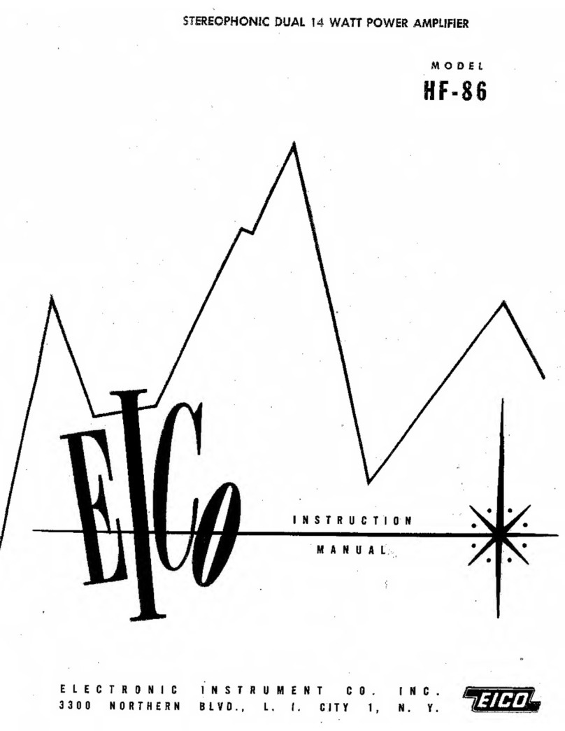 Eico HF 86 User manual