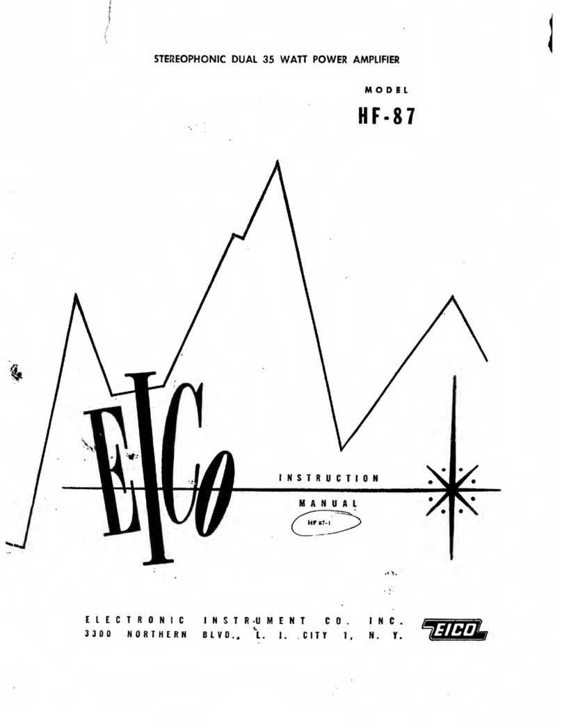 Eico HF-87 User manual