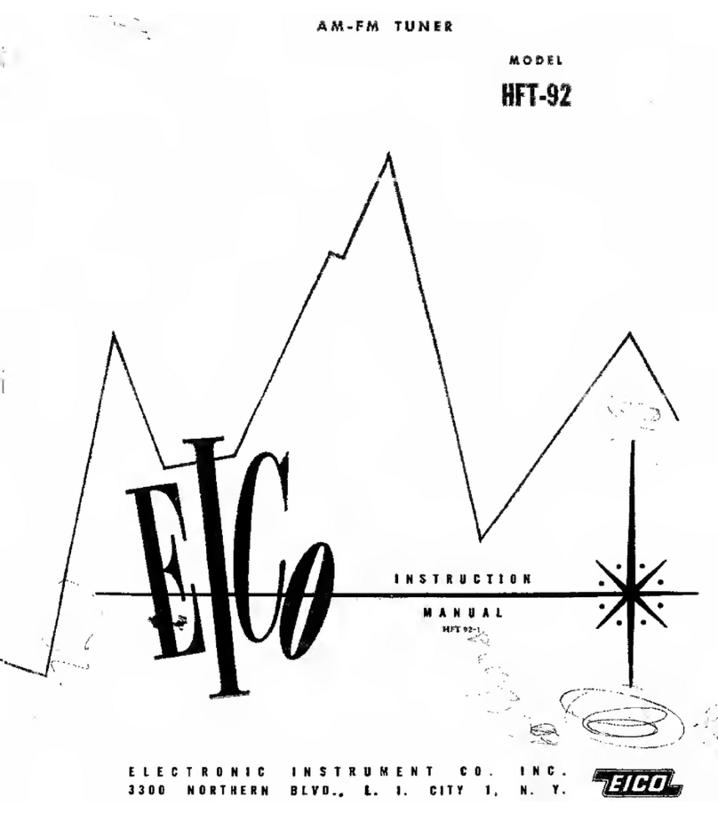Eico HFT-92 instruction manual