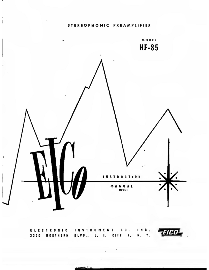 Eico HF-85 User manual