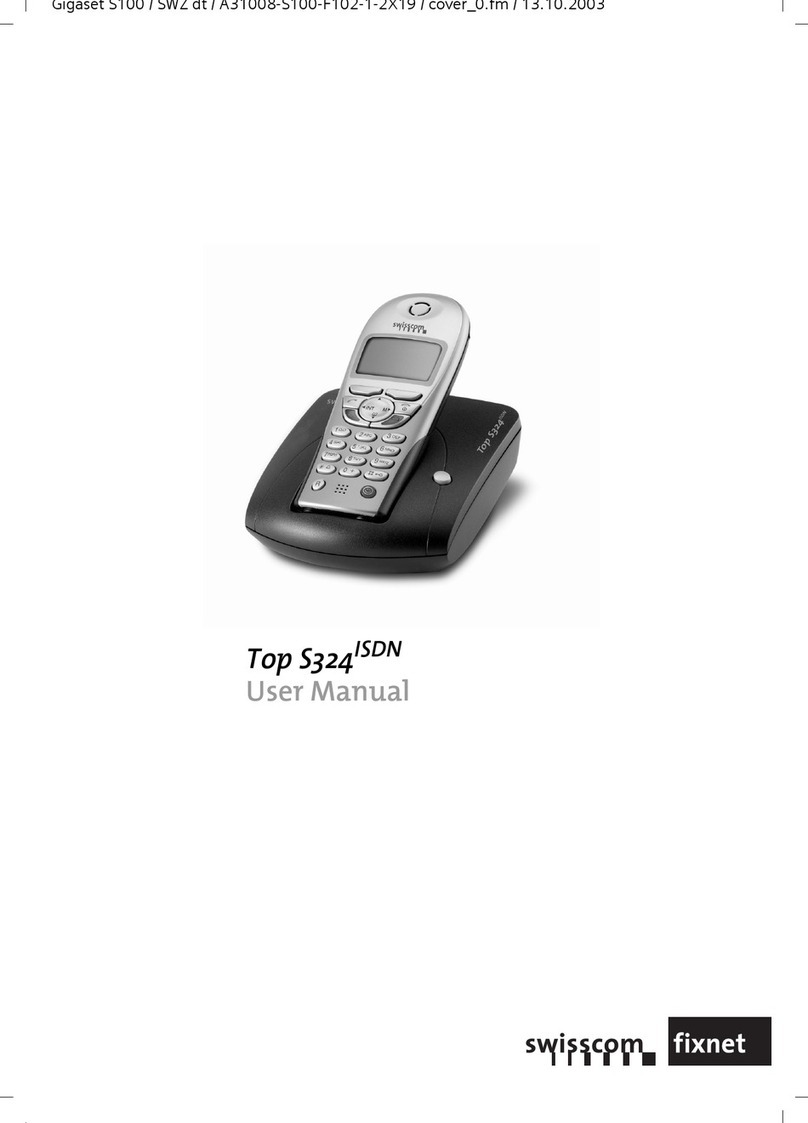 Swisscom Top S324 ISDN User manual