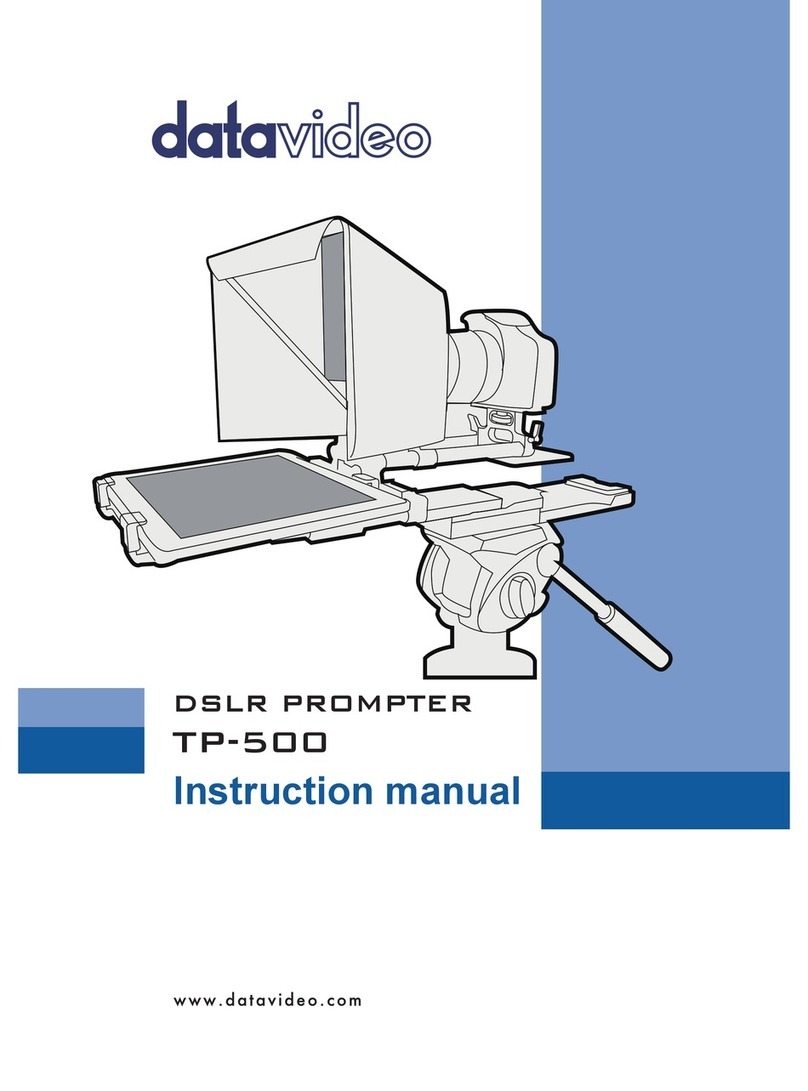 Data Video TP-500 User manual