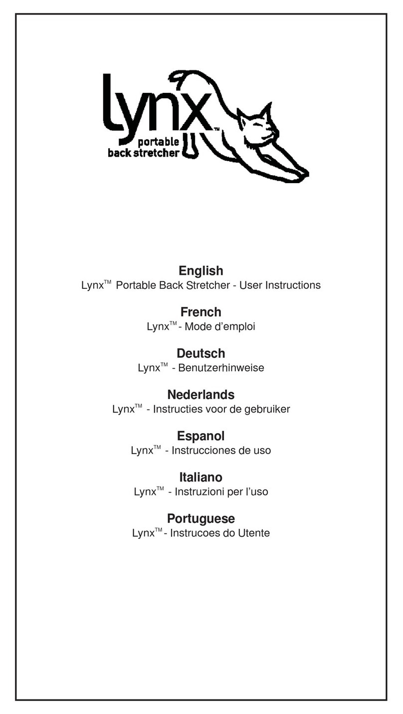 Teeter Hang Ups Lynx User instructions