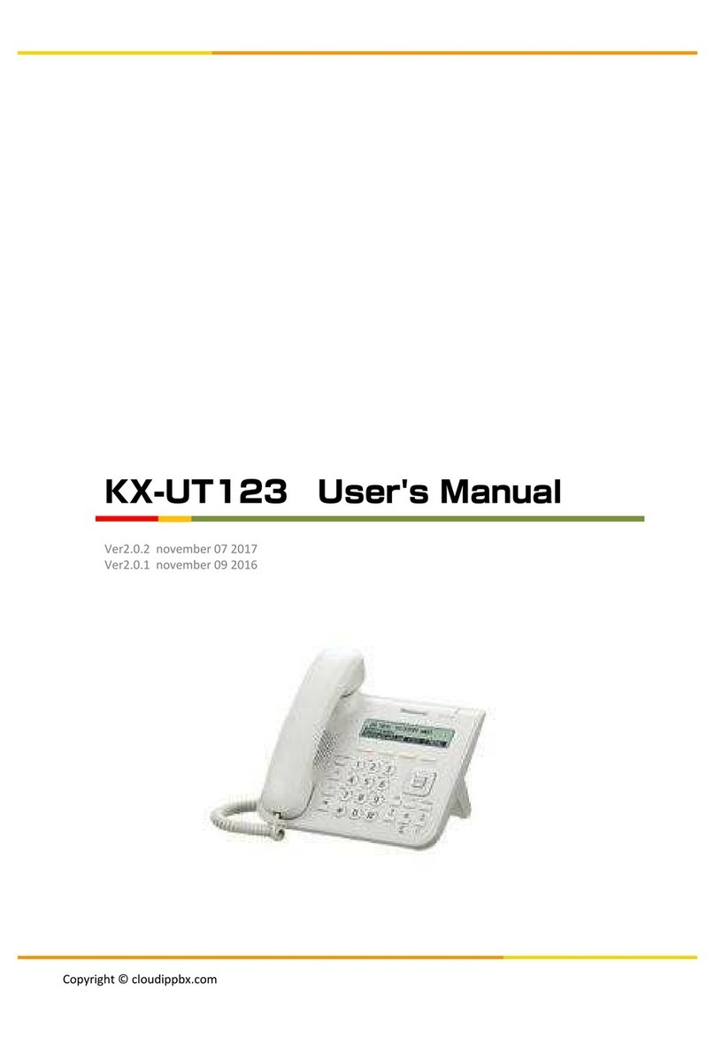 Panasonic KX-UT123 User manual