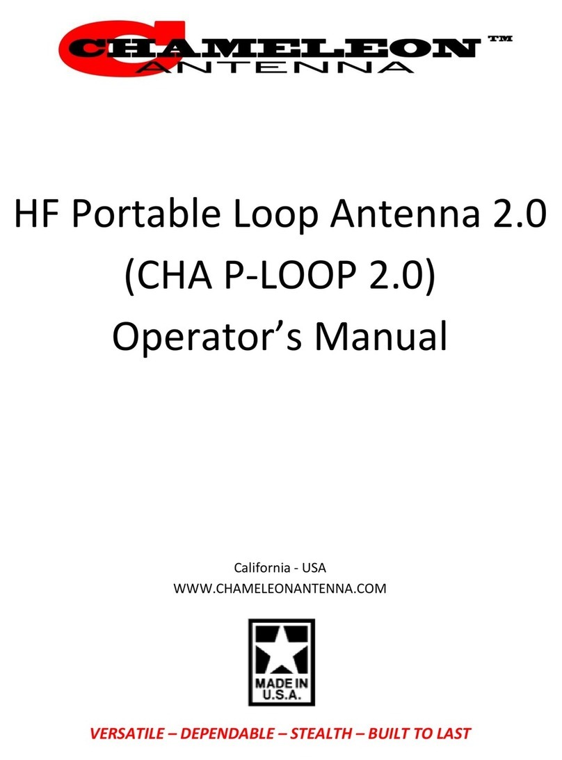 Chameleon Antenna CHA P-LOOP 2.0 User manual Chameleon Antenna CHA P-LOOP 2.0 User manual