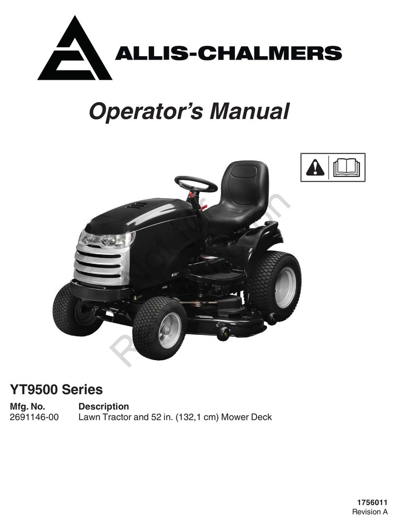 Allis-Chalmers YT9500 series User manual
