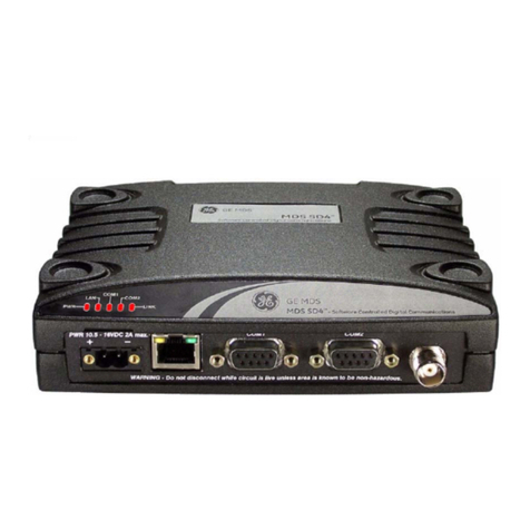 GE MDS MDS SD4 Series Startup guide
