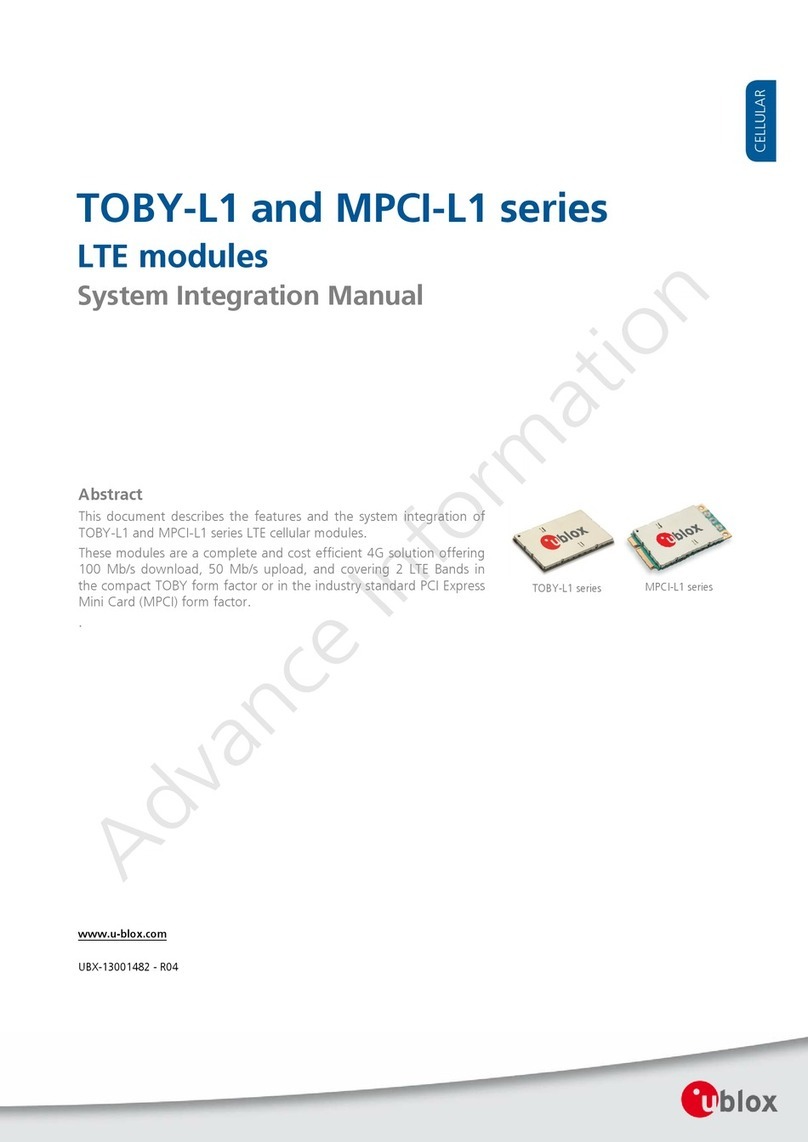 Ublox TOBY-L1 series Quick setup guide