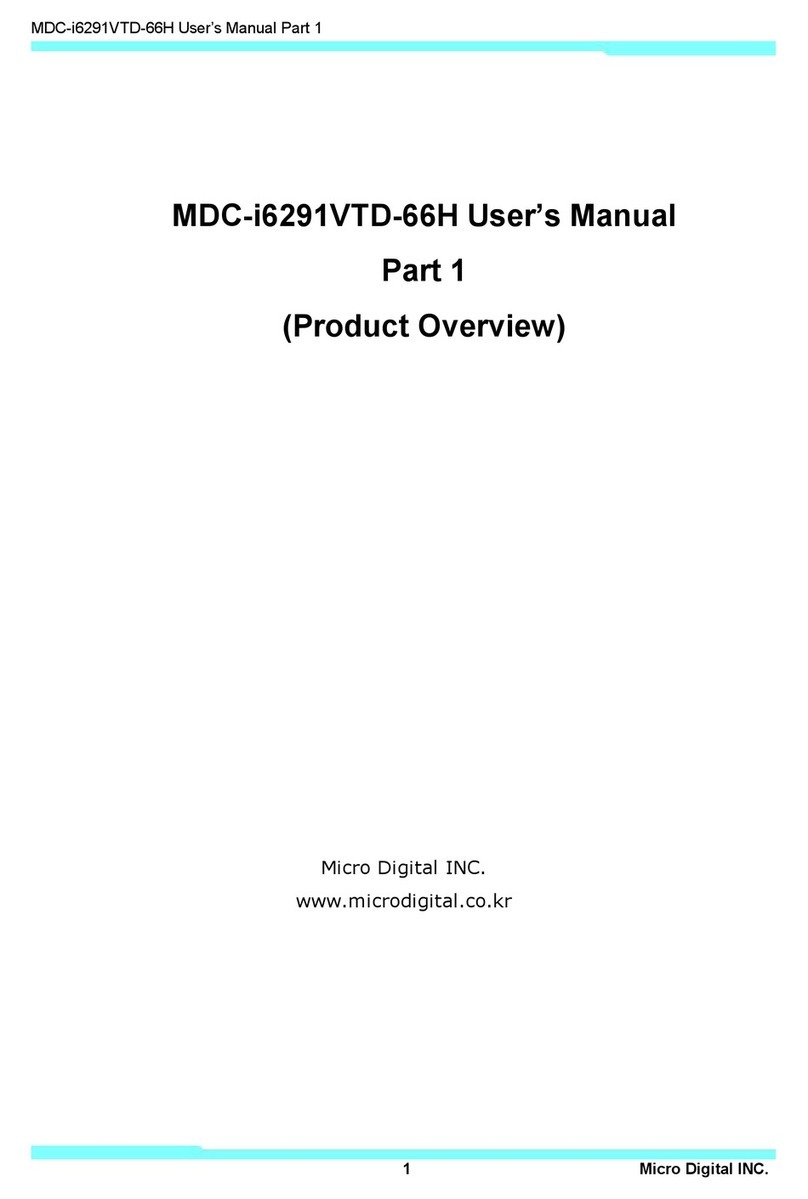 Microdigital MDC-i6291VTD-66H user manual