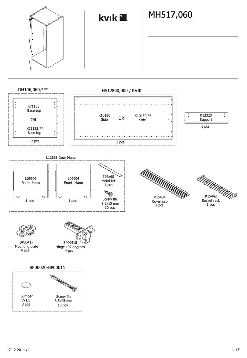 Kvik MH517-060 Assembly instructions