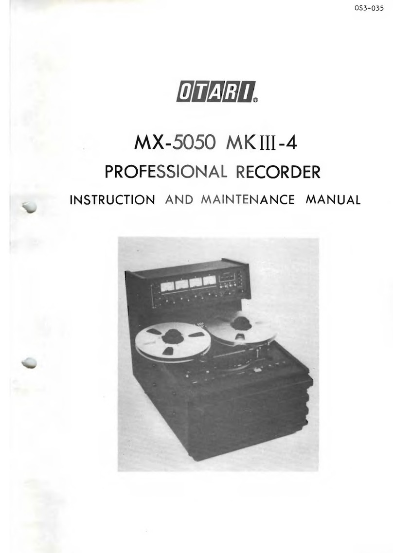 OTARI MX-5050 Instructions for use