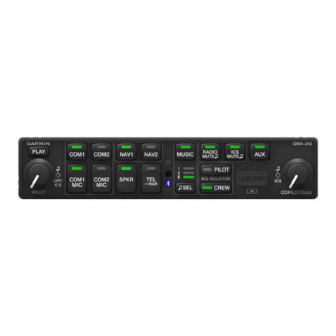 Garmin GMA 245 User manual
