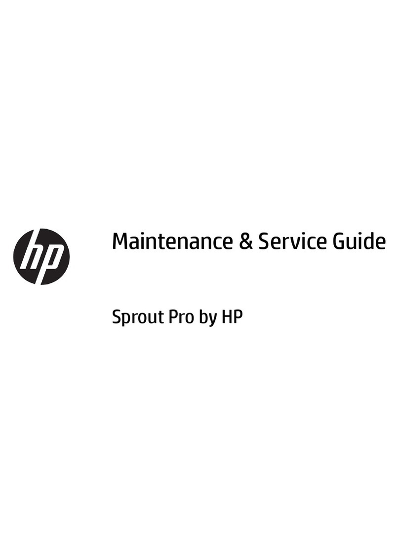HP Sprout Pro Maintenance & service guide