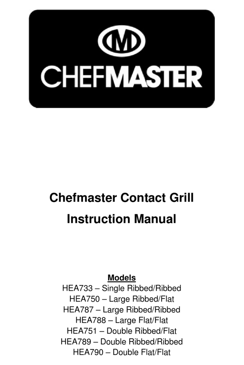Chef-Master HEA733 instruction manual