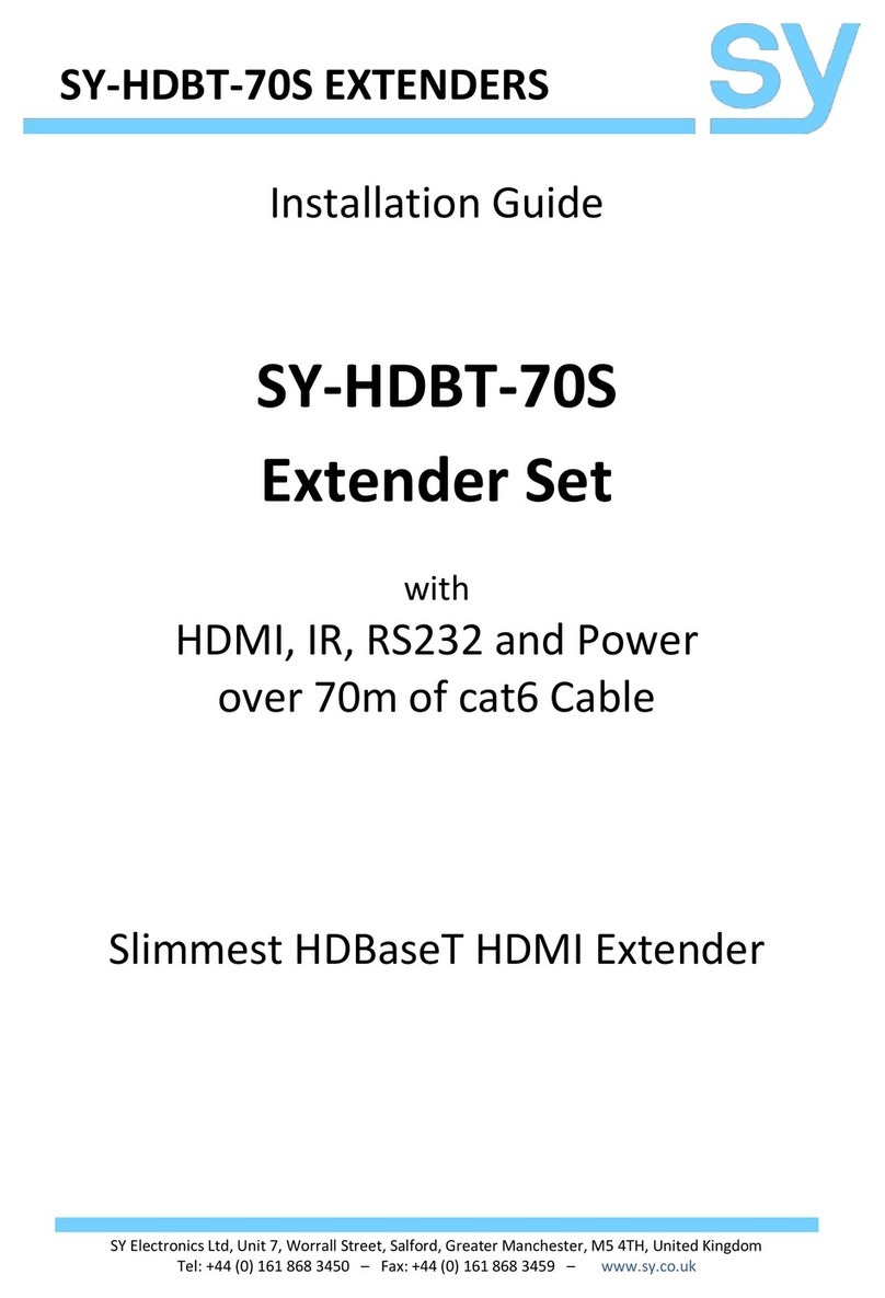 SY SY-HDBT-70S installation guide