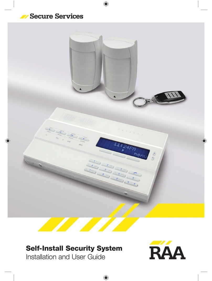RAA Self-Install Security System Installation and user guide RAA Self-Install Security System Installation and user guide